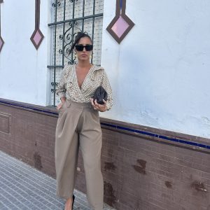 Pantalón pareo taupe