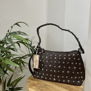 Bolso tacha marrón