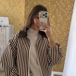 Bomber listas marrón