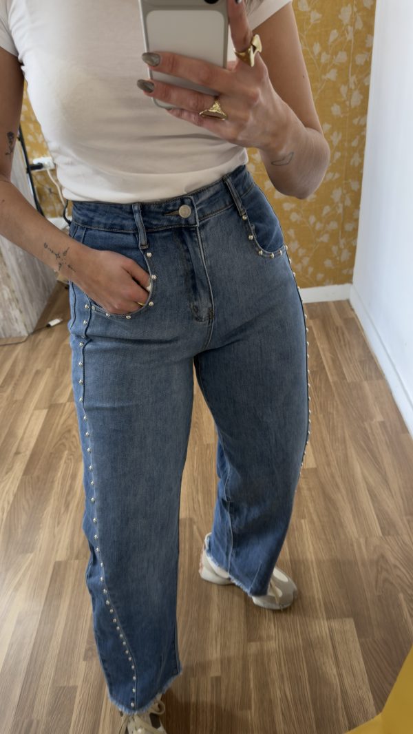 Jeans ballon tacha