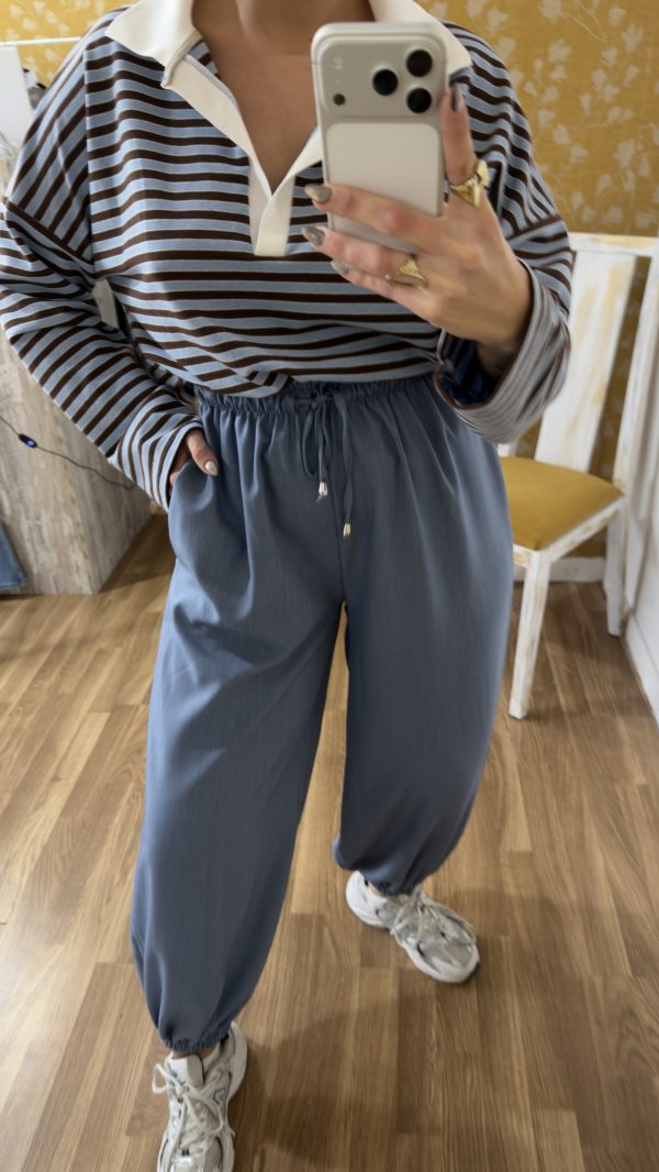 Pantalón bombacho denim