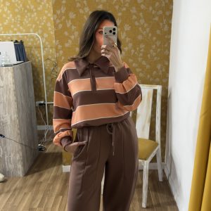 Pantalón ballon marrón