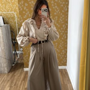 Pantalón fluido pinzas