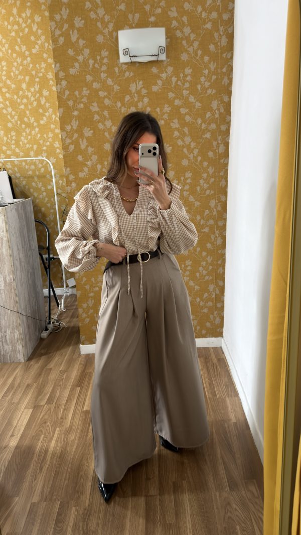 Pantalón fluido pinzas