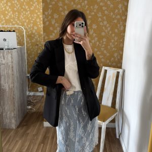 Blazer básica negra