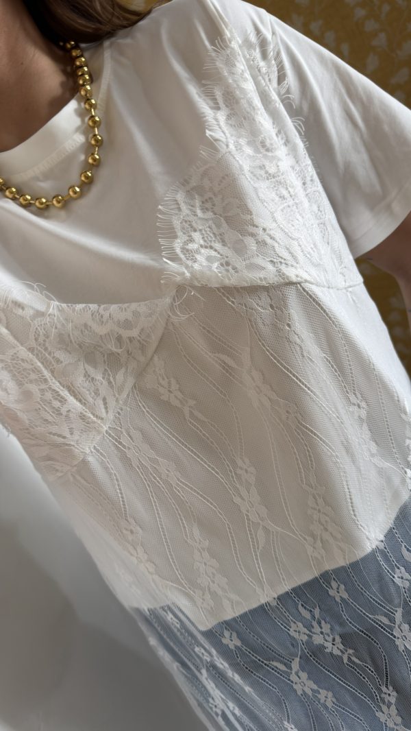 Camiseta encaje