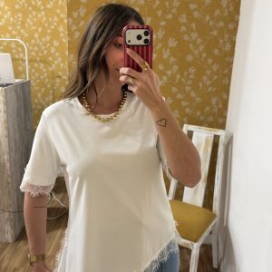 Camiseta encaje