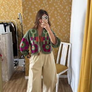 Pantalón ballon beige