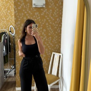 Pantalón pinza negro