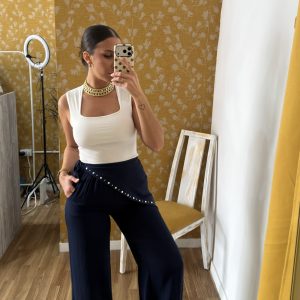 Pantalón pareo azul