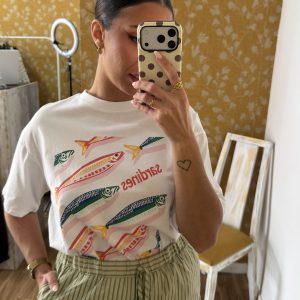 Camiseta pez oversize