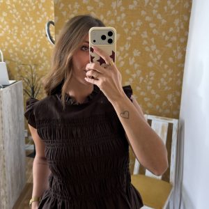 Blusa nido chocolate