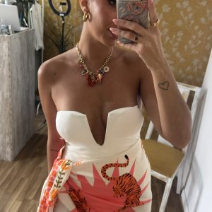 Falda pareo tigre