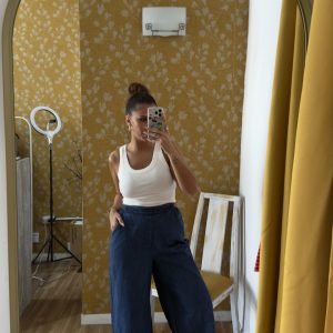 Pantalón denim fluido